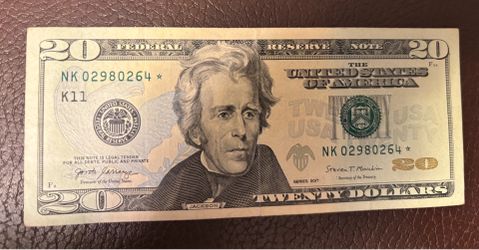 $20 2017 Star * note USA