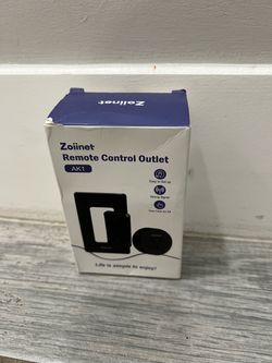 Zoiinet Remote Control Outlet AK1 Strong Signal Remote Control One Click/ black
