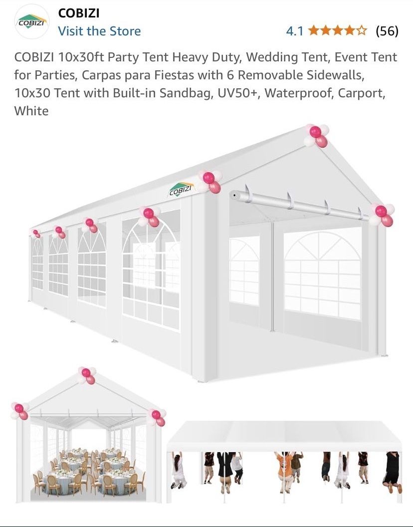 30X10 Tent For Sale