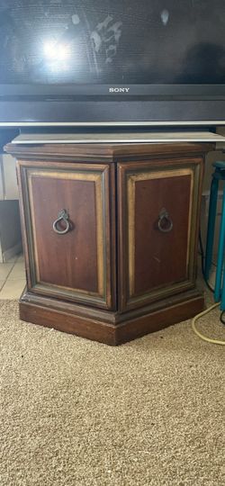 Wooden storage chest