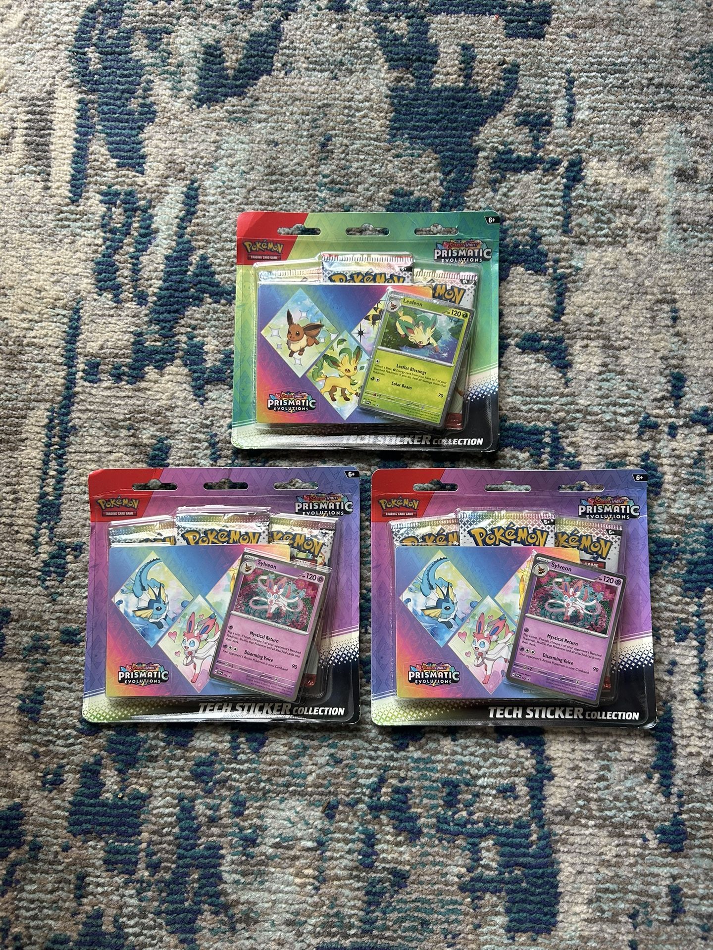 Prismatic Evolutions Tech Sticker Pack