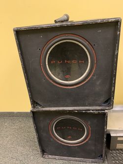 2 Punch subwoofers