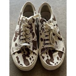 Vans Sid DX Anaheim Factory free range Cow Print Canvas Shoes Mens 8 Women’s 9.5