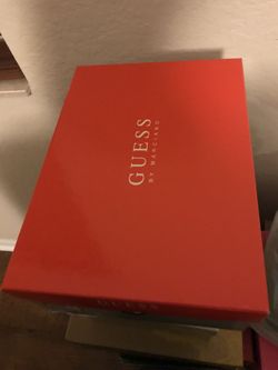 Guess silver shoes high heels size 8