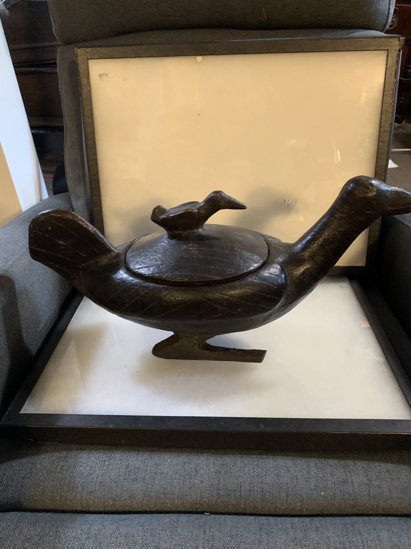Antique African Carved LOZI Bowl
