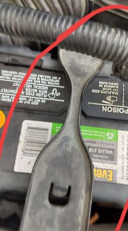 Battery Tie Down Metal Strap: 01-05 HONDA CIVIC: READ!!