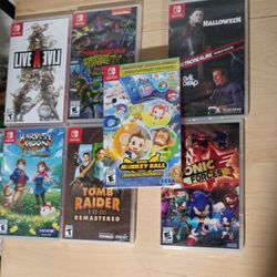 7 Sealed Nintendo Switch Games
