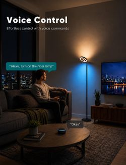 Smart LED Floor Lamp RGBCW,
