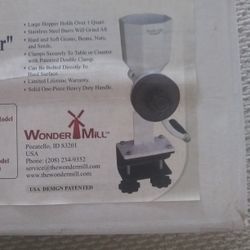 Wonder Mill Hand Grain Grinder