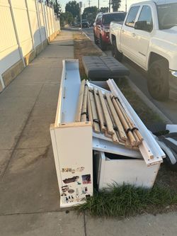 Free twin bed frame and sofa