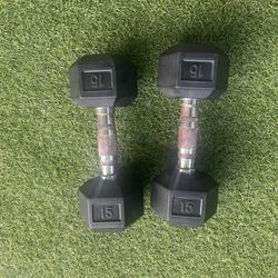2 15 Lb Dumbbells 