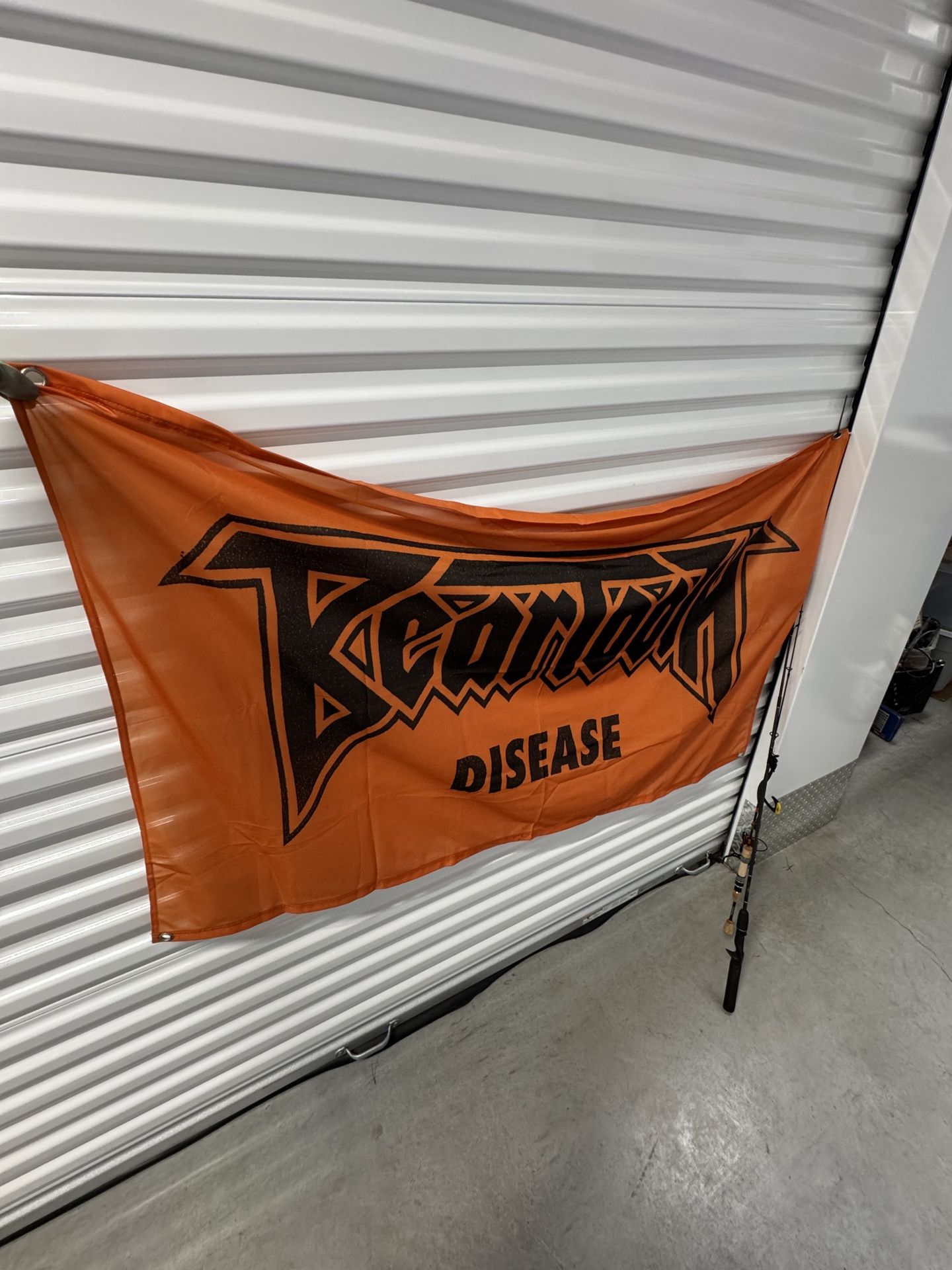 Beartooth “Disease” Album Flag – Official Band Merch – Orange Banner