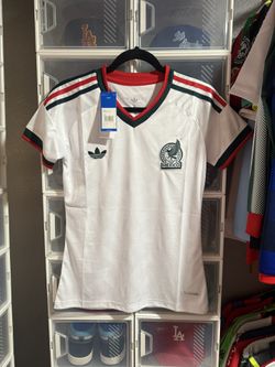 México World Cup Mundial Home White Blanca Jersey Mujer  Women