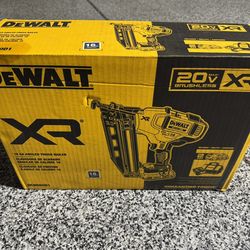 DEWALT 20-Volt 16 Ga Cordless Angle Finish Nailer (Tool-Only) Store SKU# 1010-815-524