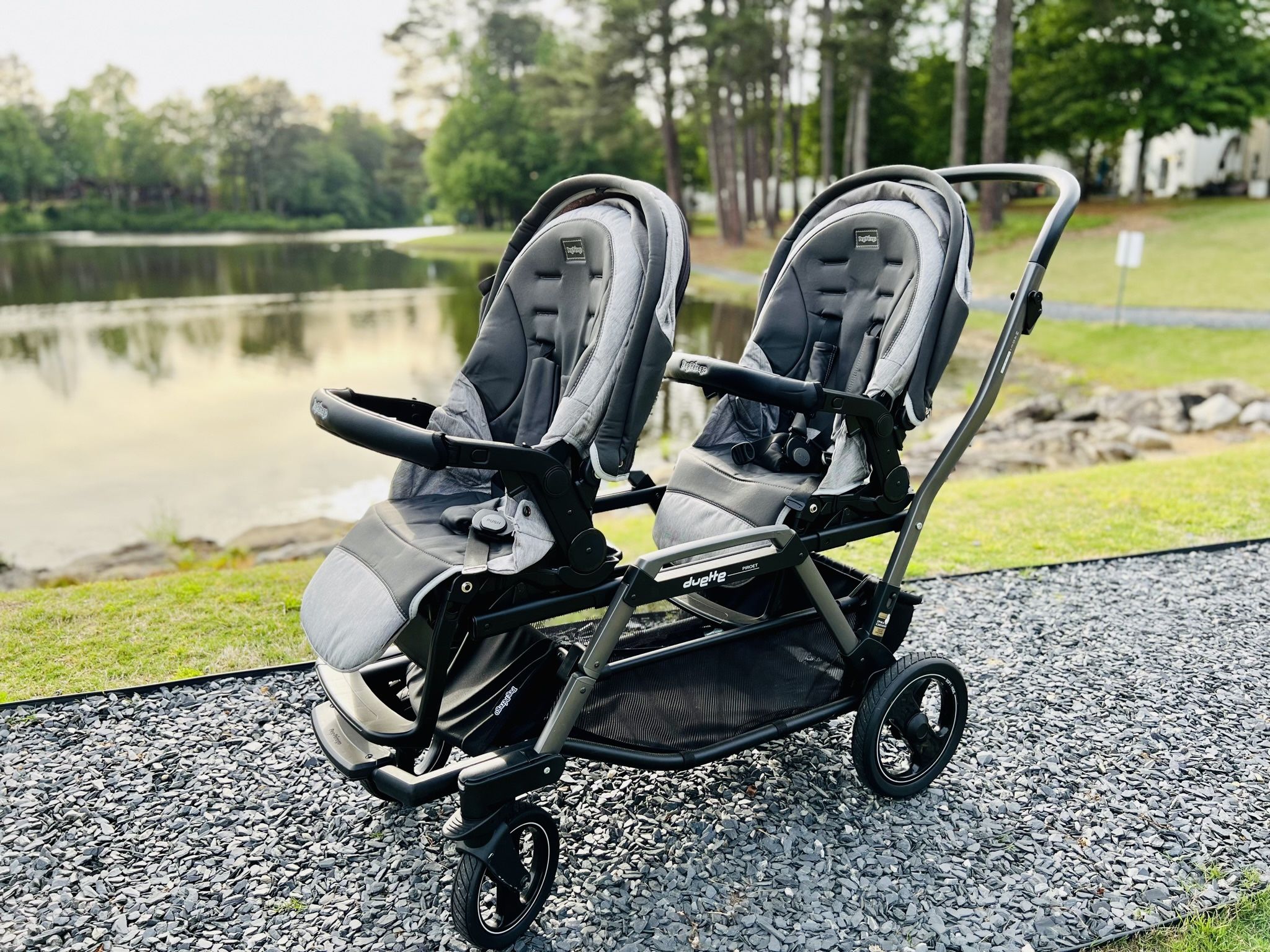 Peg Perego Duette Piroet Double Stroller – Excellent Condition!