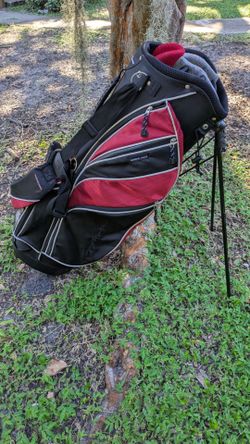 Tommy armour Black and Red Golf Stand Bag