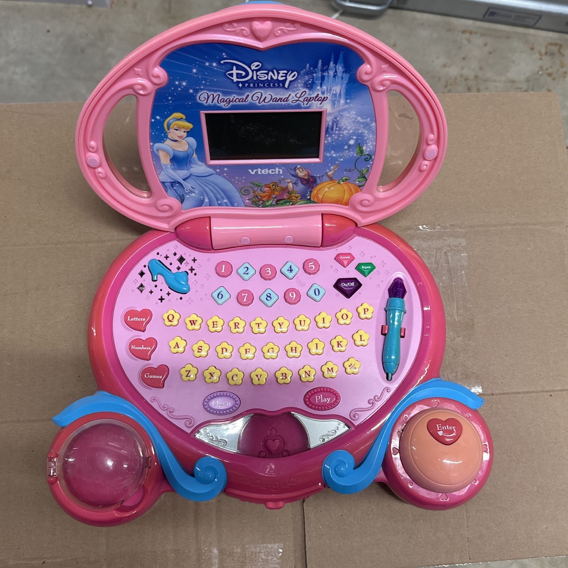 Disney princess, magical wand, laptop, VTEC