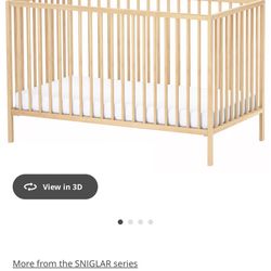 IKEA Toddler Baby Crib 
