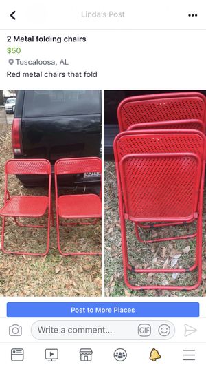 New And Used Metal Chairs For In Tuscaloosa Al Offerup