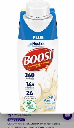 Boost Plus (Nestle) Very Vanilla