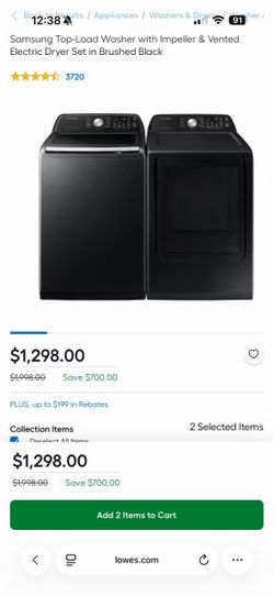 Washer and Dryer
