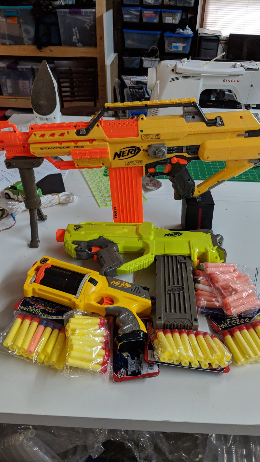 Big lot of Nerf guns