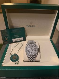 Rolex Datejust 42mm - Like new - perfect condition - Custom Made With Diamonds