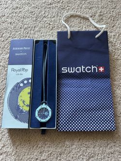 ‎ 1:1 ‎ Cοpy ‎ AP ‎ X ‎ SWATCH Royal ‎ Pop Lan Ba