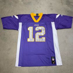 Reebok Minnesota Vikings #12 NFL Jersey Size L