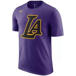 NIKE NBA LOS ANGELES LAKERS CITY EDITION ESSENTIAL DRY TEE - COURT PURPLE