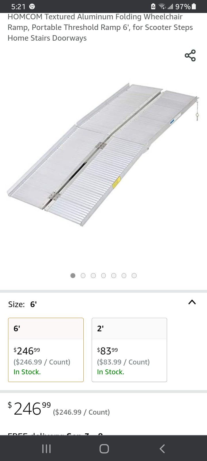 Haul Master Convertible Aluminum Loading Ramp