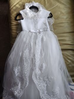 First communion or flower girl