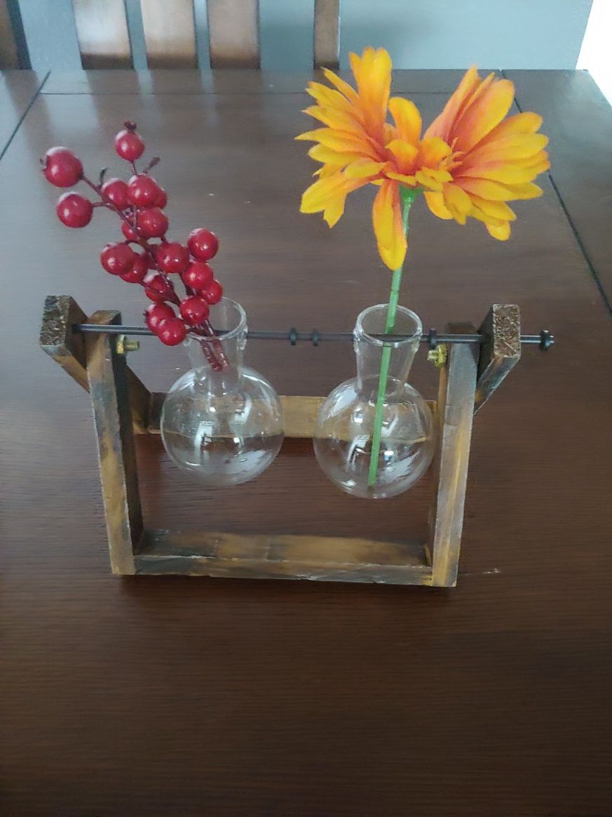 Rustic flower vase