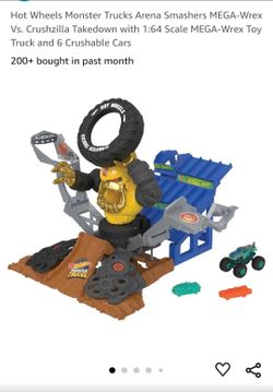 Hot wheel track, monster truck crushzilla