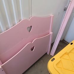Solid Wood Twin Bed Frame for Girls