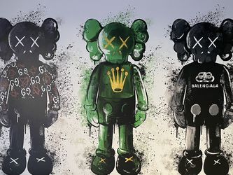 KAWS Canvas 