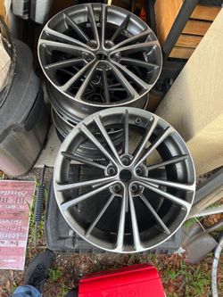 Set of 4 Dark Gray Rims