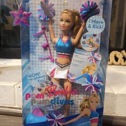2006 Barbie Pom Pom Divas Twirl Girls Doll