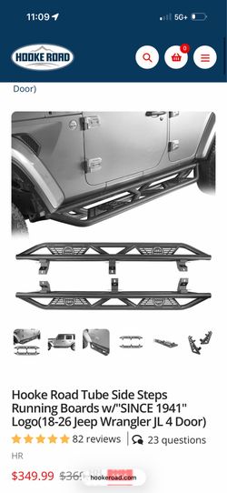 Jeep JL running boards since 1942