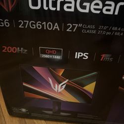 LG monitor. 200Hz. 1Ms.  IPS Panel  