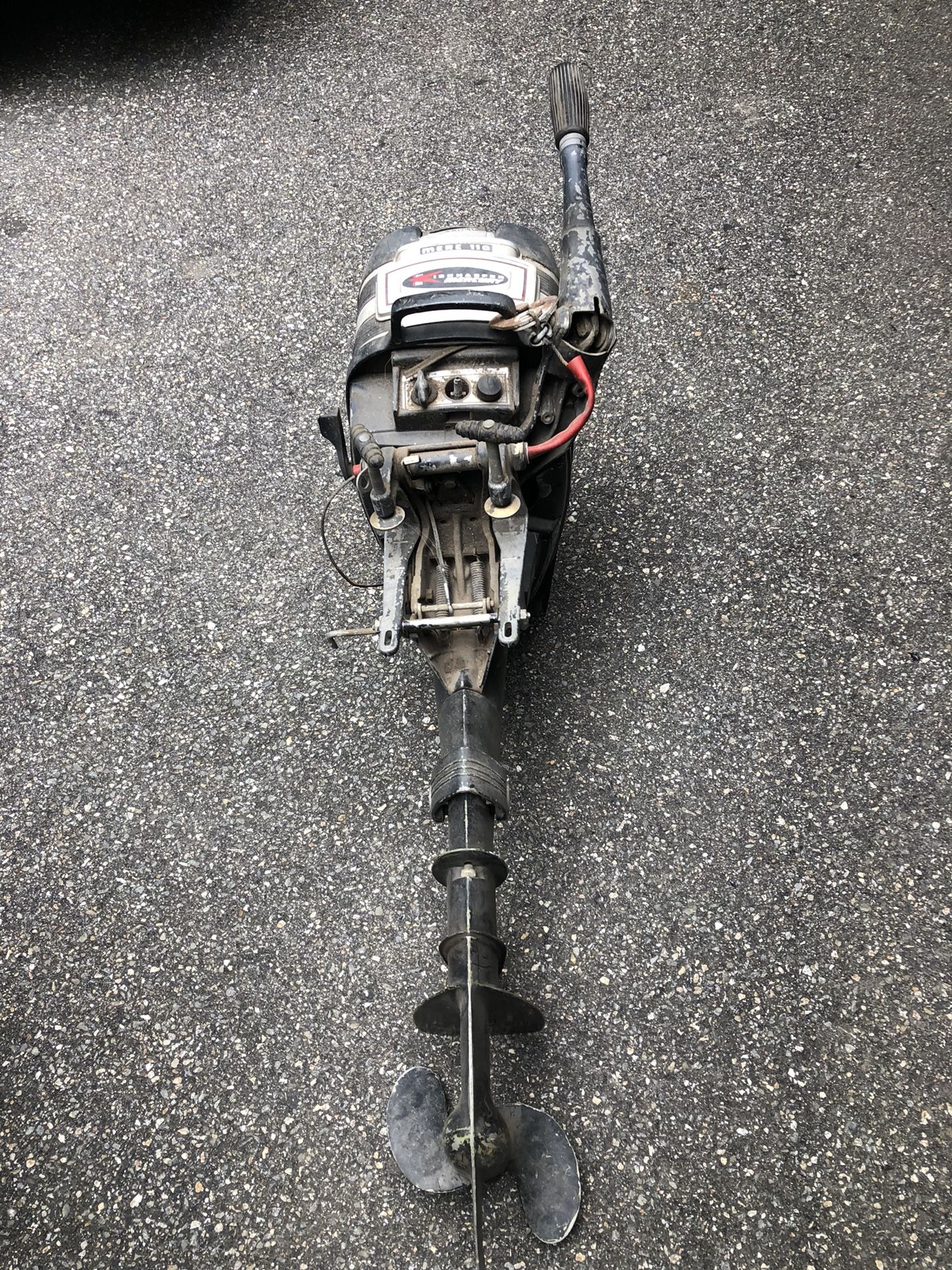 Mercury 110 9.8HP boat motor selling for parts
