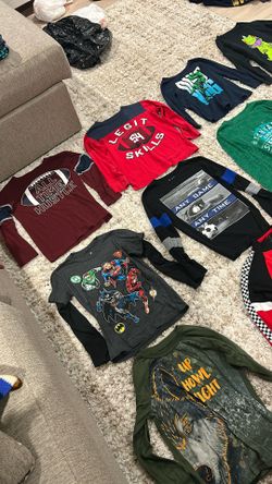 Boys Clothes (Age 7-10 years)- Long Sleeve Shirts