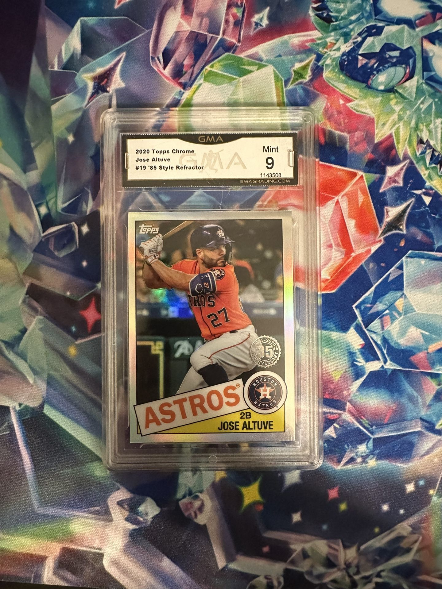 Jose Altuve 2020 Tops Chrome Mint 9