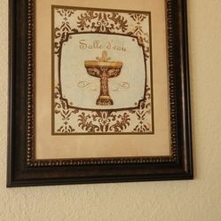 2 Pcs Bathroom Decor 18x15