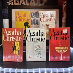 The ABC Murders Agatha Christie 1968 Pocket Book 7” 1968 Lot Of 5 Vintage Decor