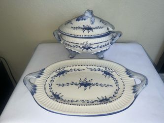 Vintage Martan Portugal Soup Tureen and Tray Set