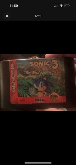 Sonic the Hedgehog 3 Sega Genesis Video Game SEGA GAME