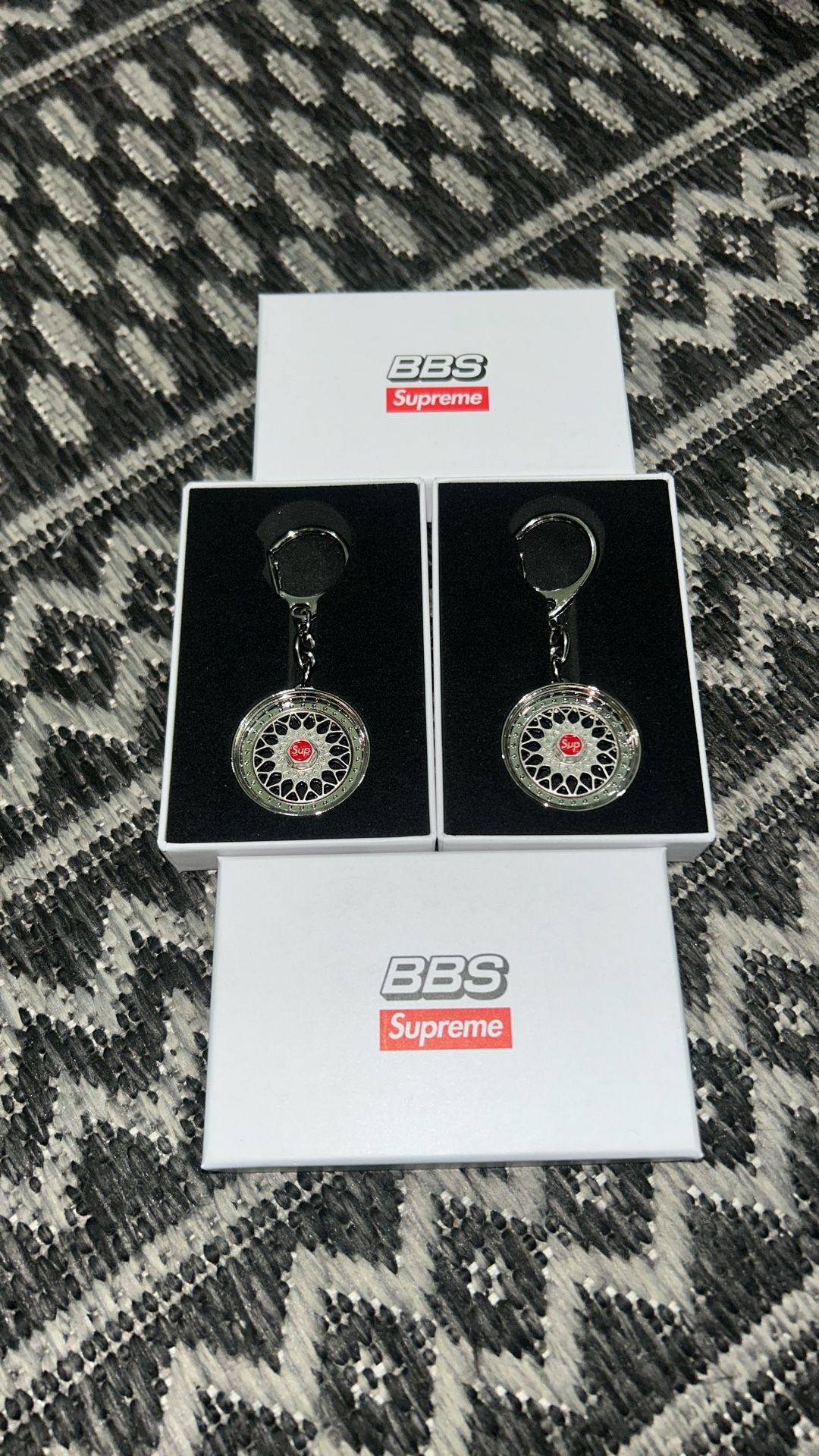 Supreme BBS RS RIM KeyChain