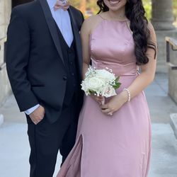 blush Pink Formal Dress 
