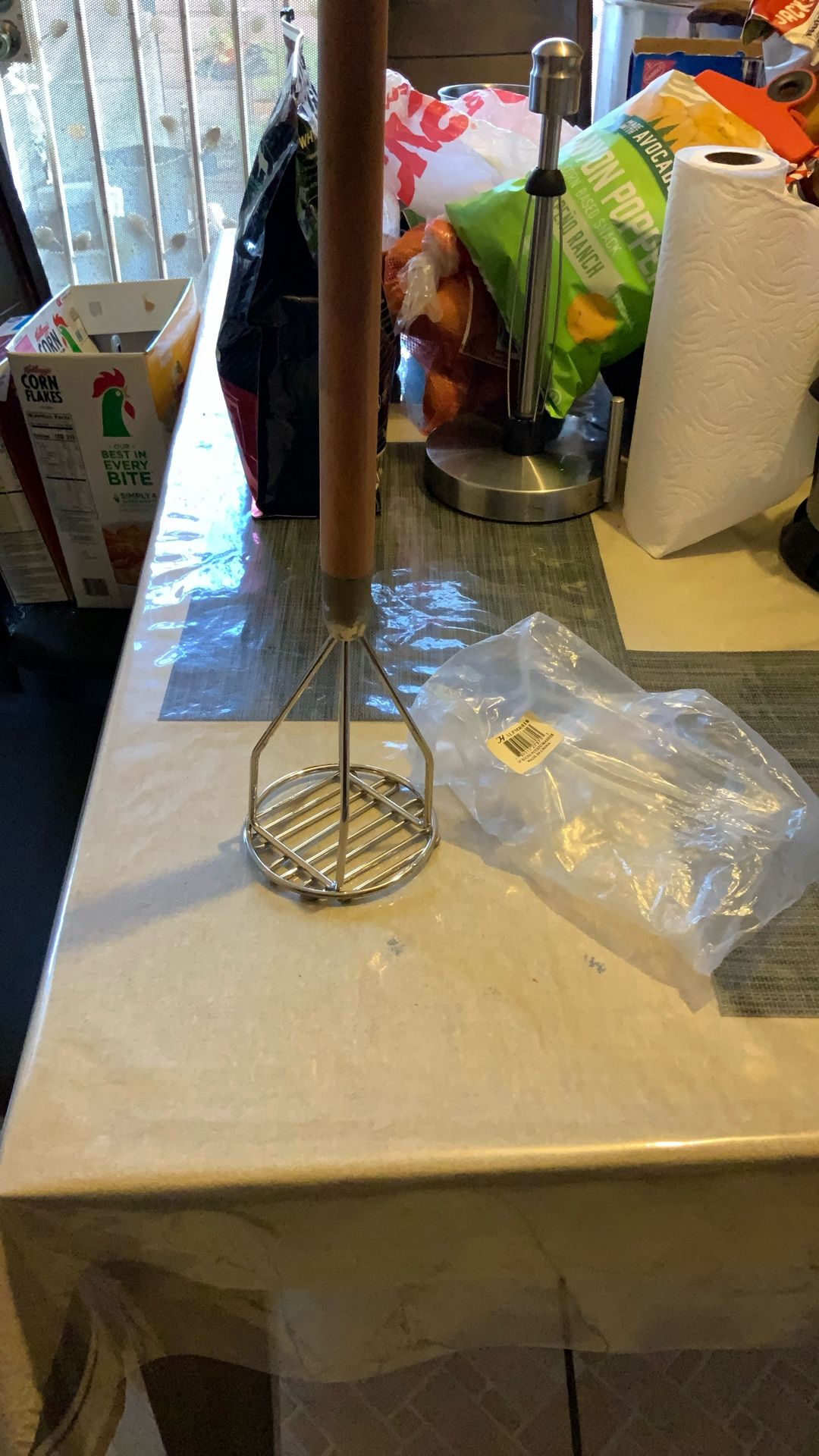 18” Round Potato Masher New